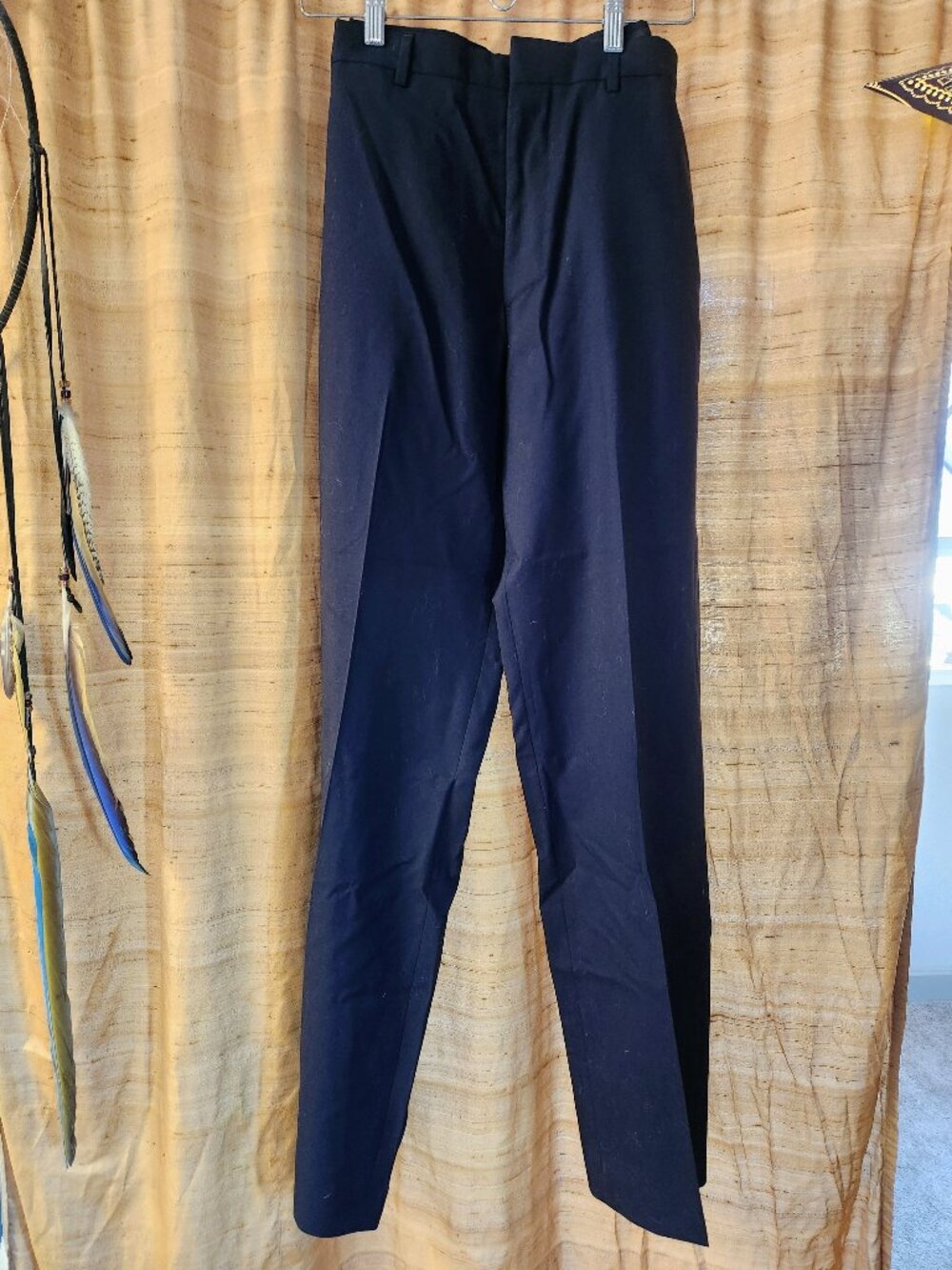 J. Crew Classic Wool Trouser Navy M 33x32 NWOT